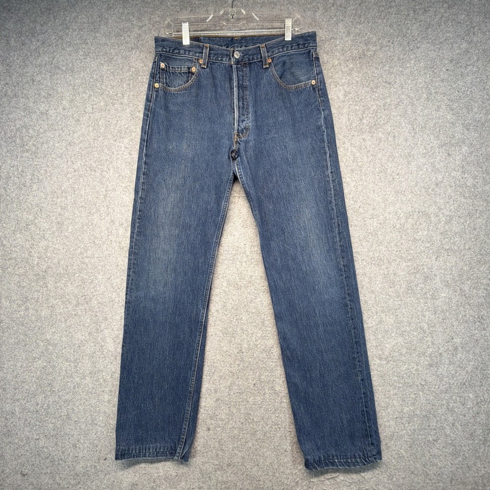Vintage Levis 501 Made In USA Jeans Men's 34x34 (Fits 32x33) Denim 1996
